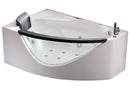 EAGO USA EAGO AM198ETL-R 5 ft Clear Rounded Right Corner Acrylic Whirlpool Bathtub