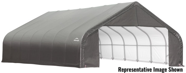 Shelter Logic ShelterCoat 28 x 24 x 20 ft. Garage Peak Gray STD