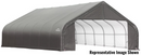 Shelter Logic ShelterCoat 28 x 28 x 20 ft. Garage Peak Gray STD