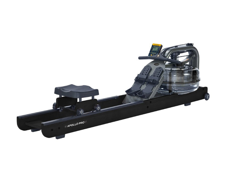 First Degree Fitness Fluid Rower Apollo Pro V Reserve, Black