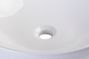 EAGO USA EAGO BA351 18'' White Round Porcelain Bathroom Sink Basin without Overflow