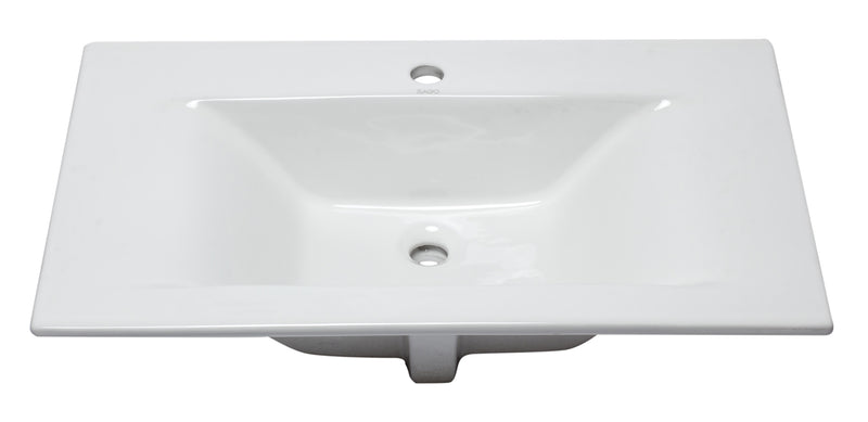 EAGO USA EAGO BB127 White Ceramic 32"x19" Rectangular Drop In Sink