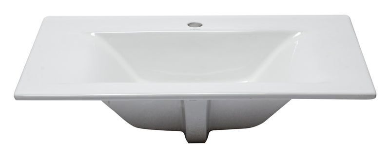 EAGO USA EAGO BB127 White Ceramic 32"x19" Rectangular Drop In Sink