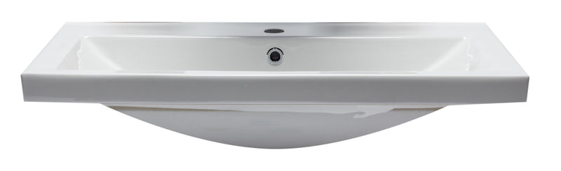 EAGO USA EAGO BH001 White Ceramic 32"x19" Rectangular Drop In Sink