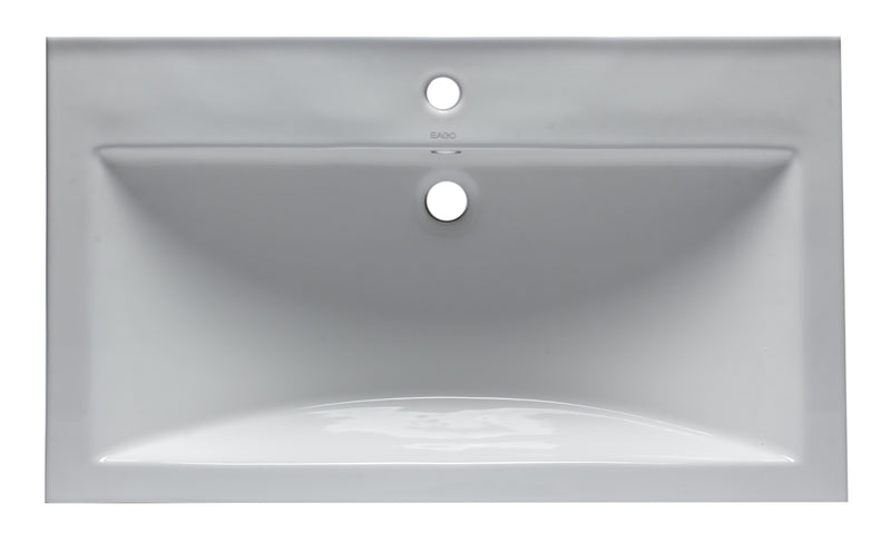 EAGO USA EAGO BH001 White Ceramic 32"x19" Rectangular Drop In Sink