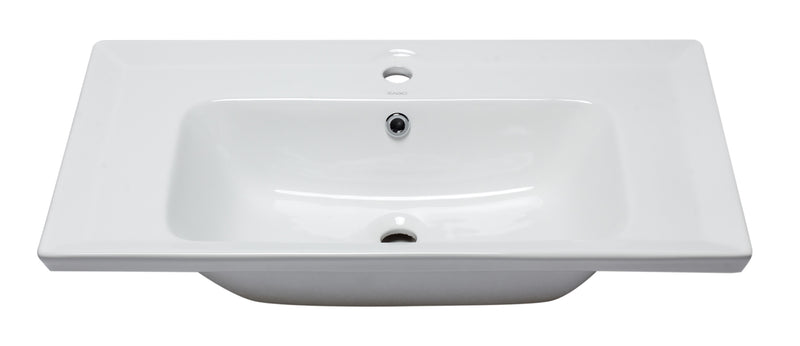 EAGO USA EAGO BH003 White Ceramic 32"x19" Rectangular Drop In Sink