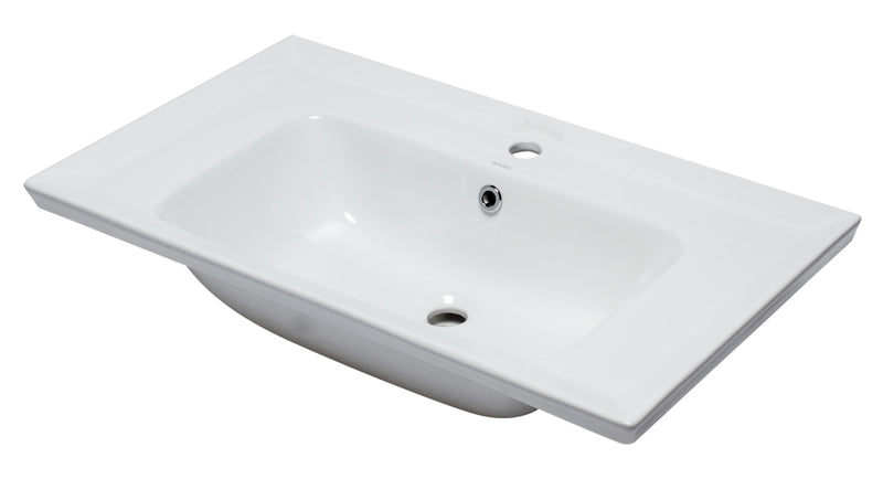 EAGO USA EAGO BH003 White Ceramic 32"x19" Rectangular Drop In Sink