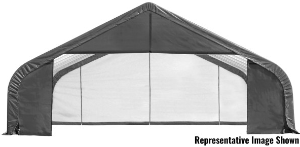 Shelter Logic ShelterCoat 28 x 24 ft. Garage Peak Gray STD