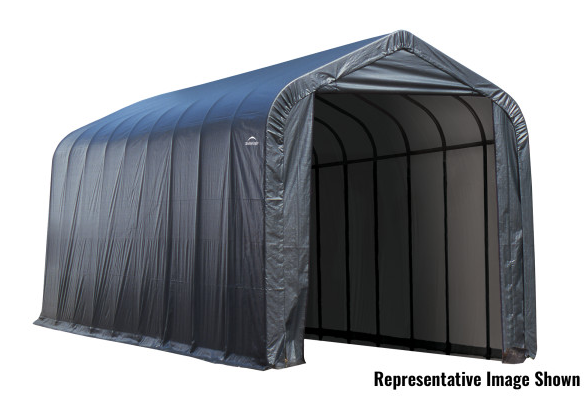 Shelter Logic ShelterCoat 15 x 20 ft. Garage Peak Gray STD