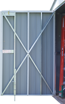 Shelter Logic Commander™ Series Storage Building, 10 ft. x 20 ft. x 8 ft.Hot Dipped Galvanized Steel Eggshell