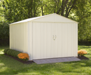Shelter Logic Commander 10 x 10 ft. Steel Storage Building Eggshell