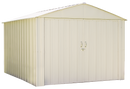 Shelter Logic Commander 10 x 10 ft. Steel Storage Building Eggshell