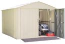 Shelter Logic Commander 10 x 10 ft. Steel Storage Building Eggshell