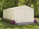 Shelter Logic Commander™ Series Storage Building, 10 ft. x 20 ft. x 8 ft.Hot Dipped Galvanized Steel Eggshell
