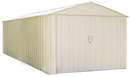 Shelter Logic Commander™ Series Storage Building, 10 ft. x 20 ft. x 8 ft.Hot Dipped Galvanized Steel Eggshell