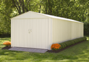 Shelter Logic Commander 10 x 25 ft. Steel Storage Building Eggshell