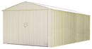 Shelter Logic Commander 10 x 25 ft. Steel Storage Building Eggshell