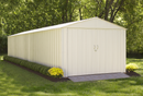 Shelter Logic Commander 10 x 30 ft. Steel Storage Building Eggshell