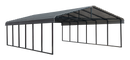 Shelter Logic Arrow Carport 20 x 29 - Charcoal