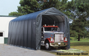 Shelter Logic ShelterCoat 16 x 44 ft. Garage Peak Gray STD