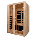 Golden Designs ***New 2020 Model*** Santiago - 2 Person Low EMF FAR Infrared Sauna