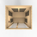 Golden Designs ***New 2020 Model*** Santiago - 2 Person Low EMF FAR Infrared Sauna