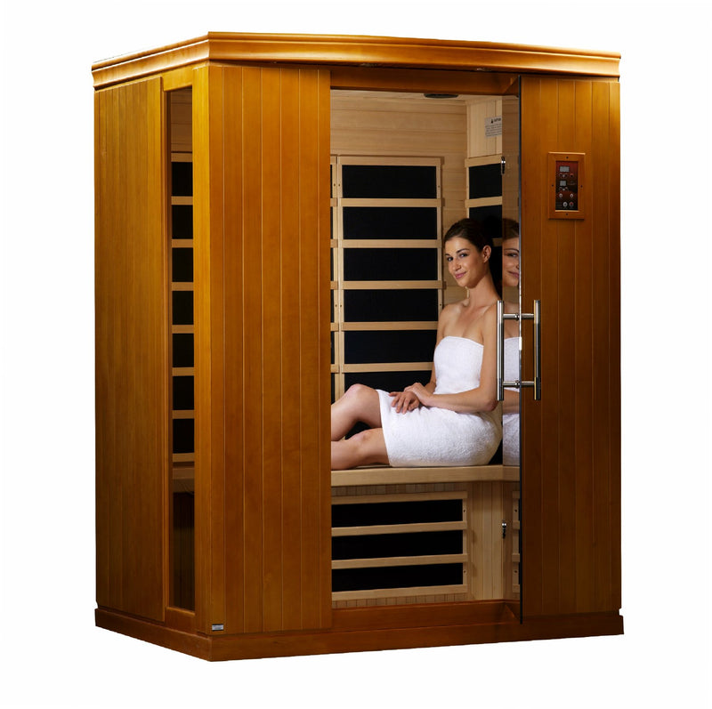 Golden Designs DYN-6310-02 Dynamic Low EMF Far Infrared Sauna, Madrid II Edition