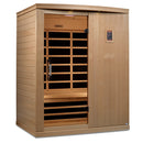 Golden Designs ***New 2021 Model*** Madrid Elite 3 Person Ultra Low EMF FAR Infrared Sauna