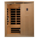 Golden Designs ***New 2021 Model*** Madrid Elite 3 Person Ultra Low EMF FAR Infrared Sauna