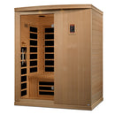 Golden Designs ***New 2021 Model*** Madrid Elite 3 Person Ultra Low EMF FAR Infrared Sauna