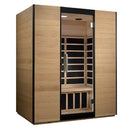 Golden Designs ***New 2020 Model*** Valencia 3 Person Ultra Low EMF FAR Infrared Sauna