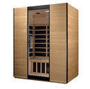 Golden Designs ***New 2020 Model*** Valencia 3 Person Ultra Low EMF FAR Infrared Sauna
