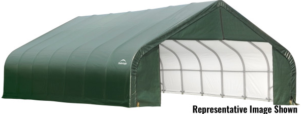 Shelter Logic ShelterCoat 28 x 20 ft. Garage Peak Green STD