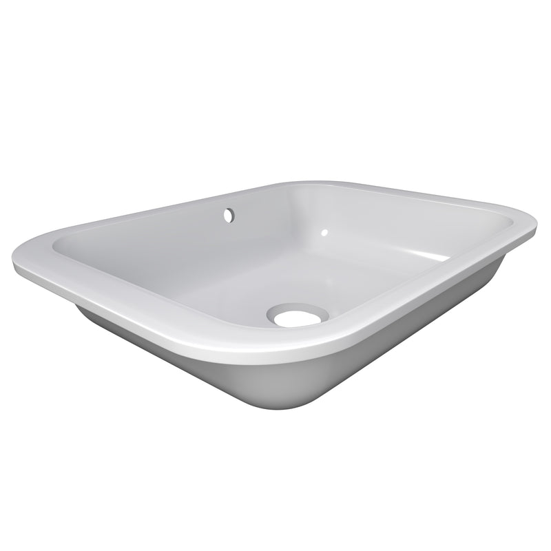 Cambridge Plumbing Dolomite Mineral Composite 21" Undermount Sink