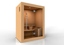 Golden Designs "Sundsvall Edition" 2 Person Traditional Steam Sauna - Canadian Red Cedar