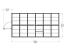 Palram – Canopia Mythos 6' x 14' Greenhouse - Silver