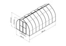 Palram – Canopia Bella 8' x 16' Greenhouse