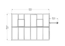 Palram – Canopia Glory 8' x 12' Greenhouse