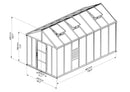 Palram – Canopia Glory 8' x 16' Greenhouse