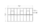 Palram – Canopia Glory 8' x 16' Greenhouse