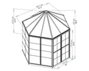 Palram – Canopia Oasis Hex 7' x 8' Greenhouse