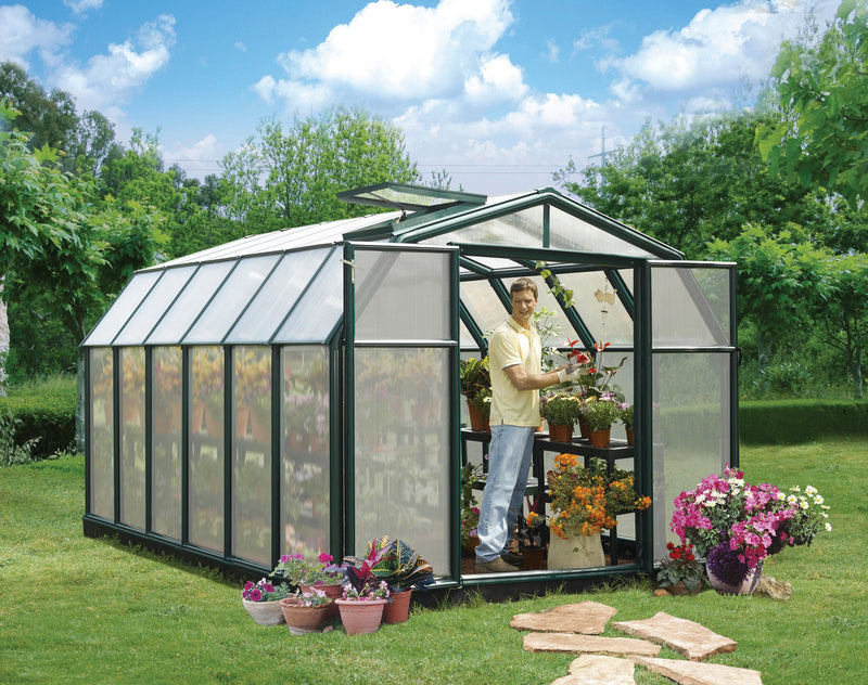 Palram – Canopia Hobby Gardener 8' x 12' Greenhouse