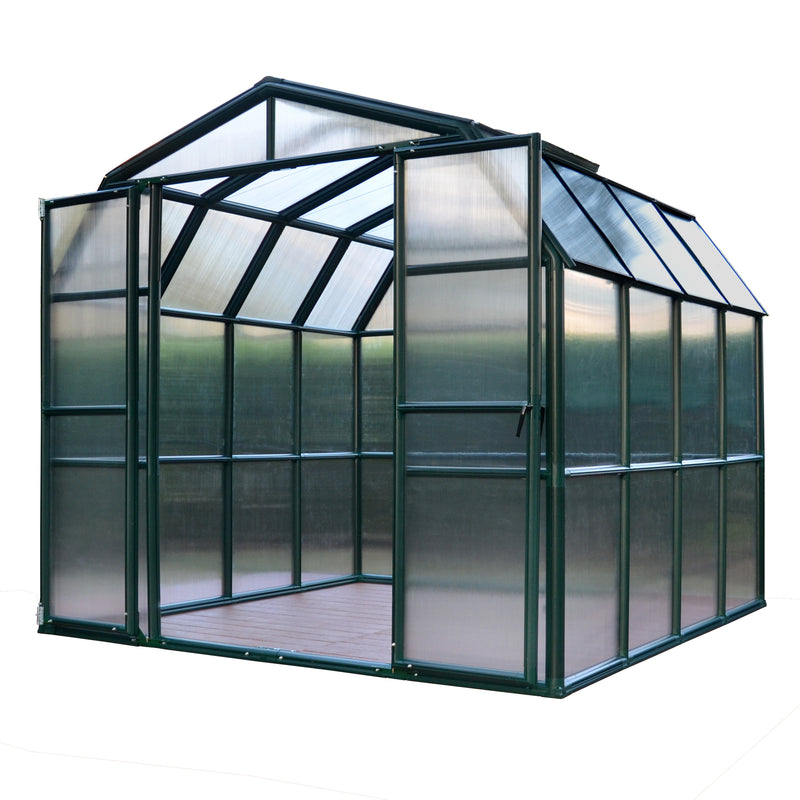 Palram – Canopia Grand Gardener 8' x 8' Greenhouse - Twin Wall