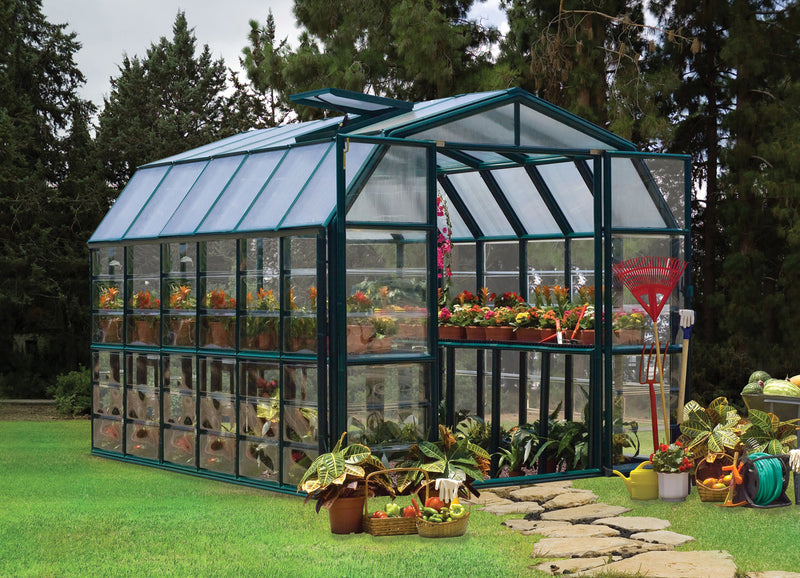 Palram – Canopia Grand Gardener 8' x 12' Greenhouse - Clear