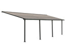 Palram – Canopia Olympia 10' x 28' Patio Cover - Gray/Bronze
