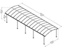 Palram – Canopia Arcadia 12 x 35 Carport