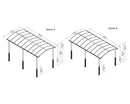 Palram – Canopia Arcadia Alpine 12 x 21 Carport