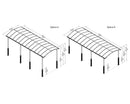 Palram – Canopia Arcadia Alpine 12 x 28 Carport