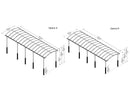 Palram – Canopia Arcadia Alpine 12 x 35 Carport