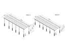Palram – Canopia Arcadia Alpine 12 x 42 Carport